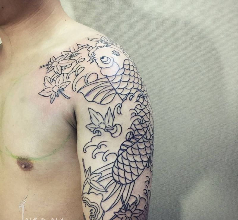 今日进度~纹身图片