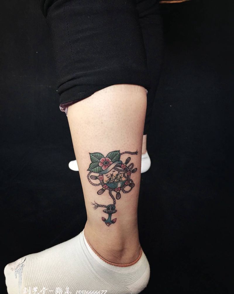 刺艺堂-刺青学院 彫茜老师作品纹身图片