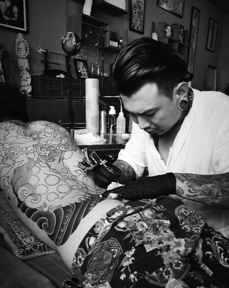 刺艺堂-刺道昨日绘制～纹身图片