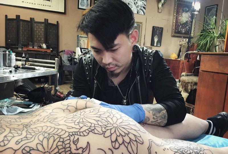 连续构图两天 下次构胳膊和前胸～纹身图片