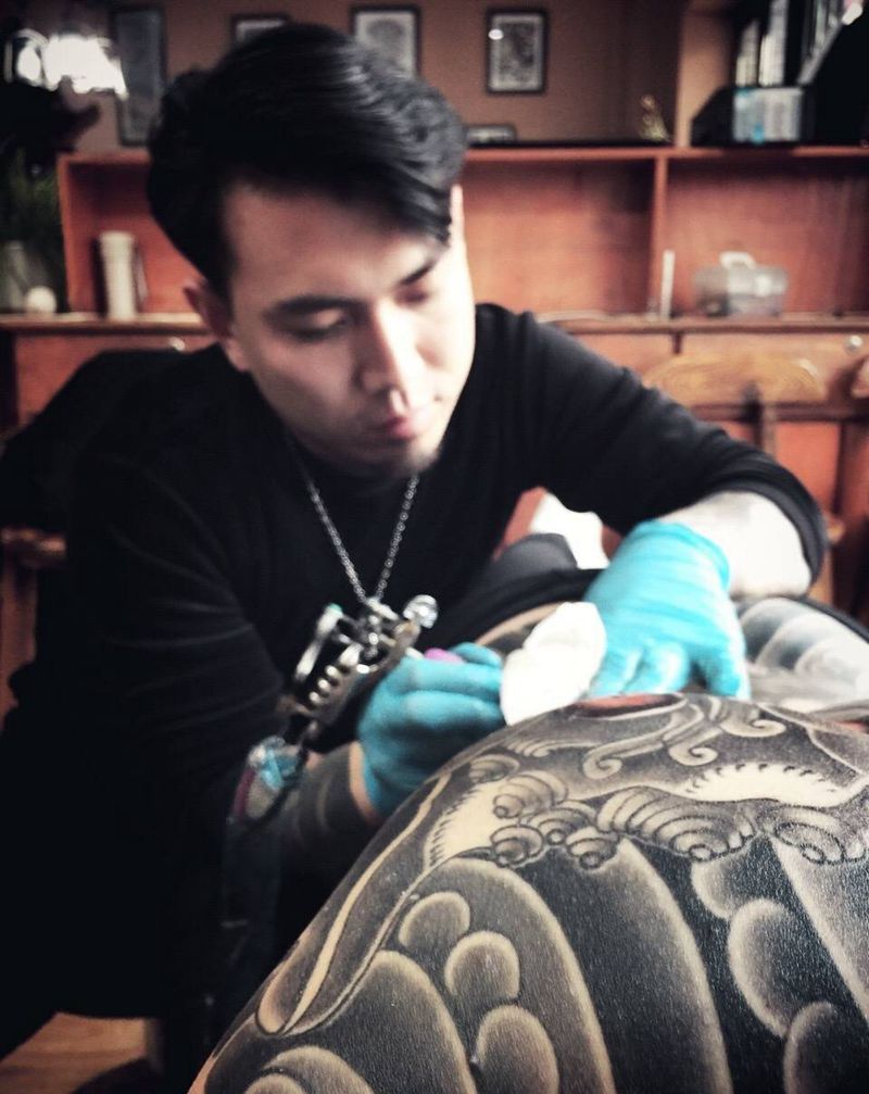 今日工事～纹身图片