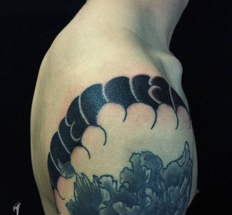 今日花臂修改～纹身图片