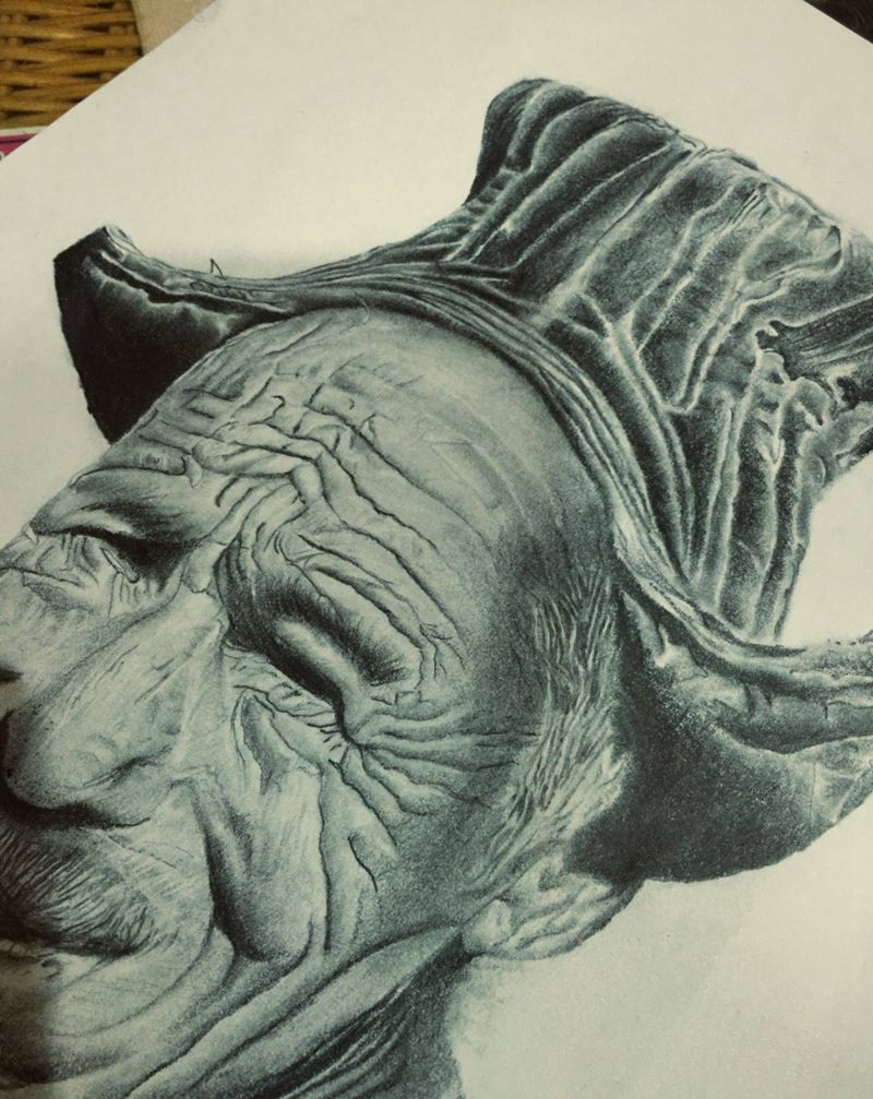 徒弟练习画作～纹身图片