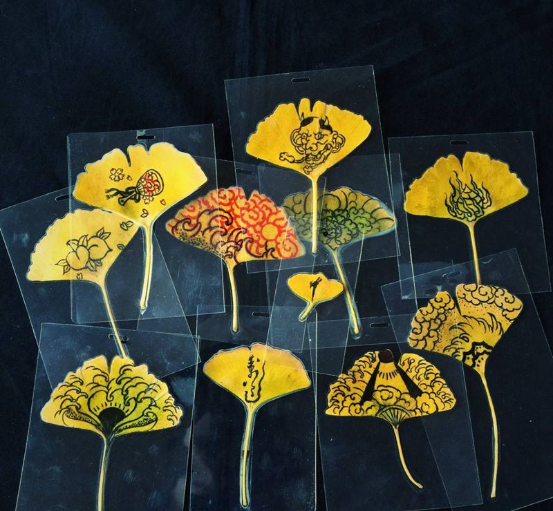 捡了几片书签～