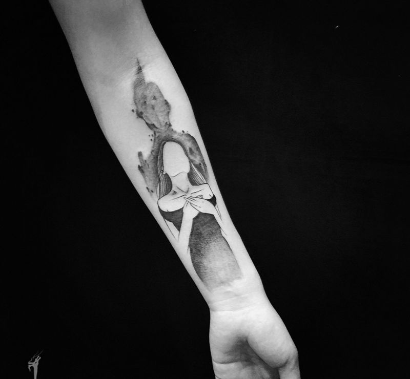 刺艺堂—彫茜今日作品～纹身图片