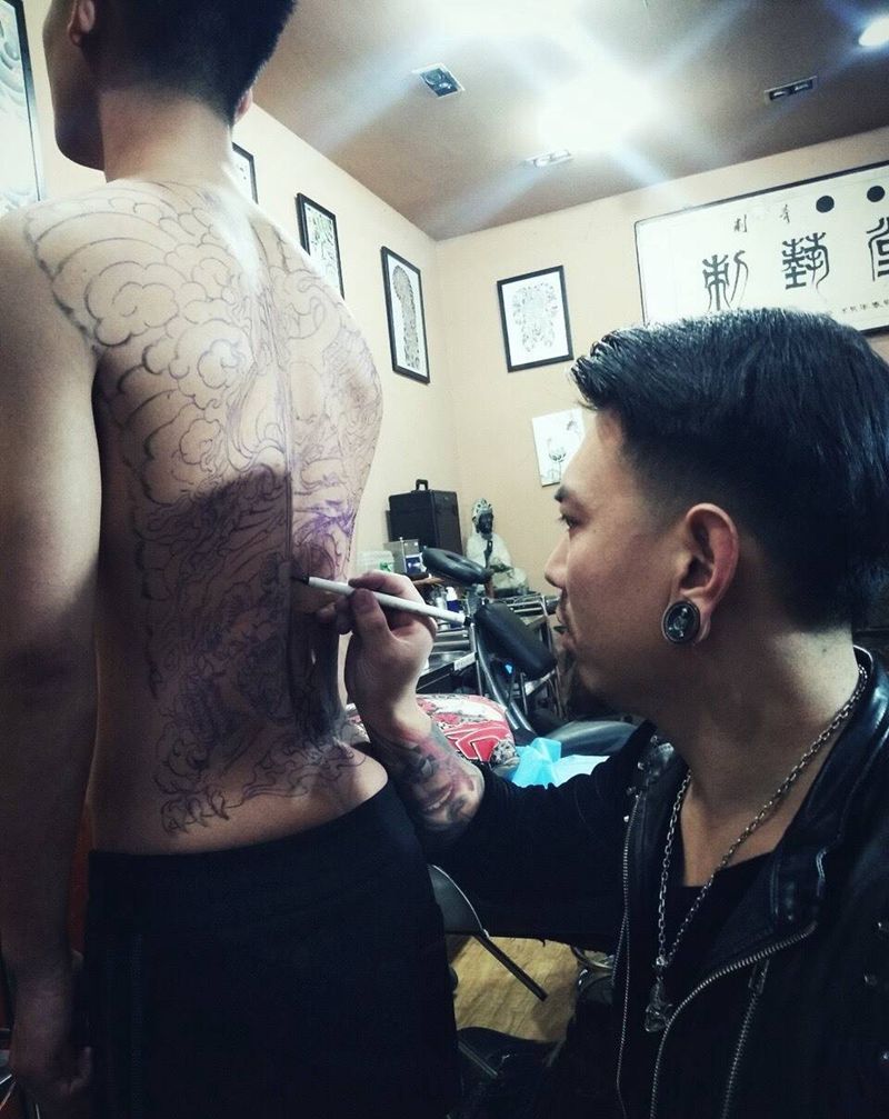 今日进度～纹身图片