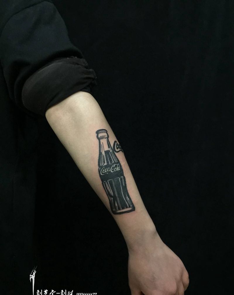 今天你喝了吗～纹身图片