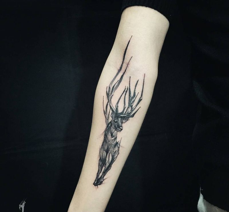 刺艺堂-刺林今日作品～纹身图片