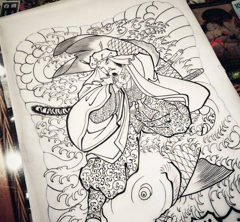 早课～[太阳]纹身图片