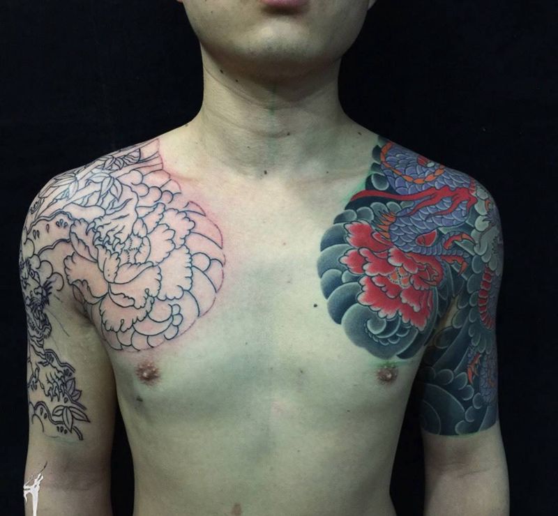 今日进度～纹身图片