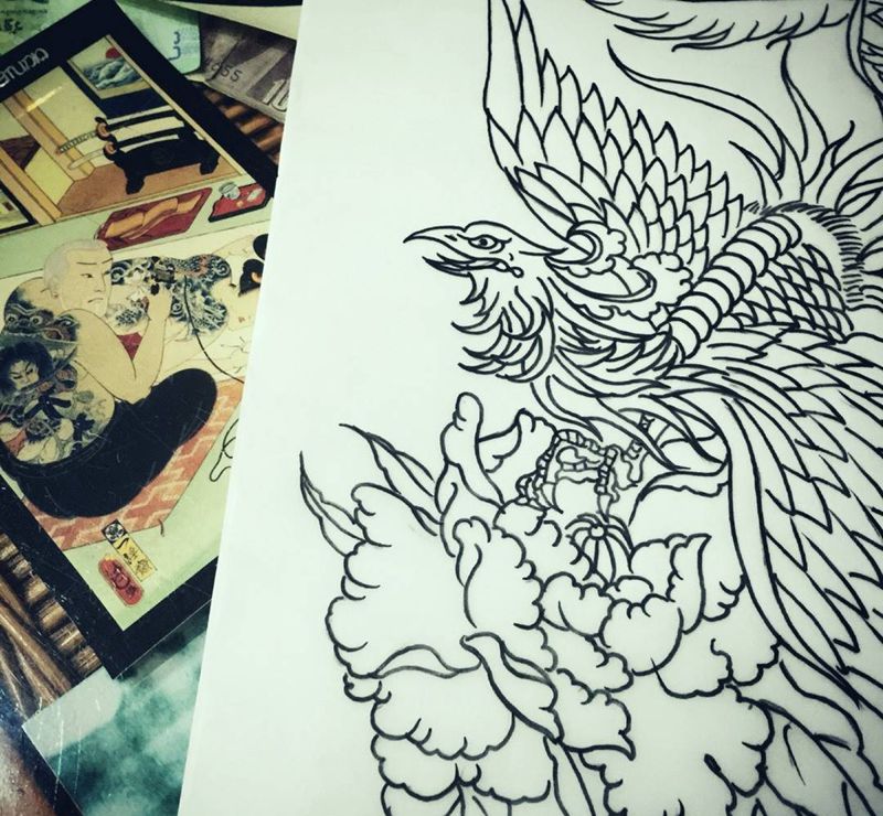 进度 下次待续~纹身图片