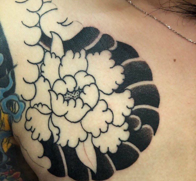 今日打雾进度～纹身图片_老传统纹身图案