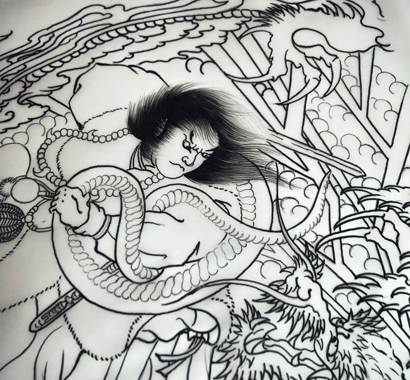 早课～纹身图片_老传统纹身图案