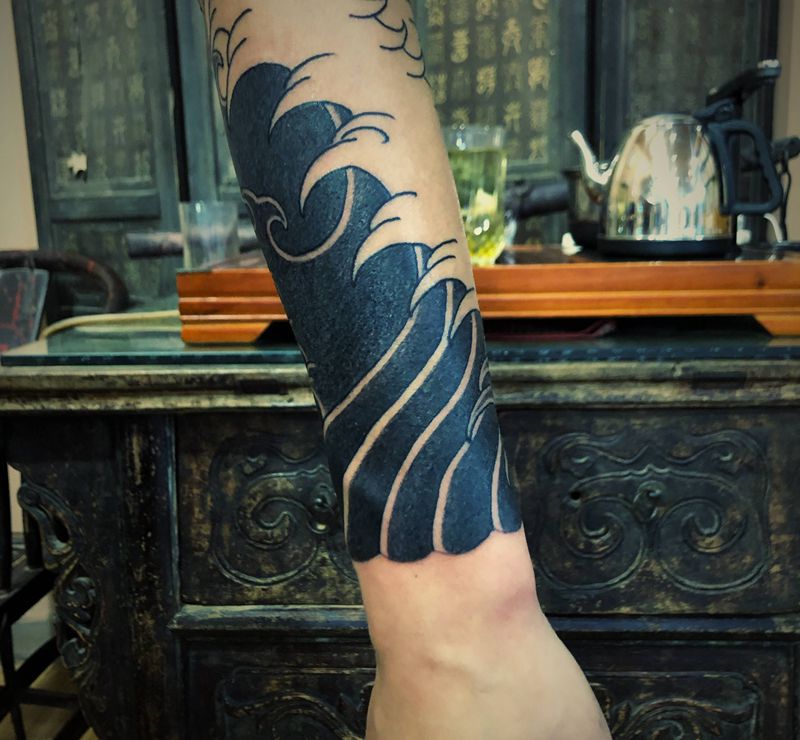 今日进度～纹身图片_老传统纹身图案