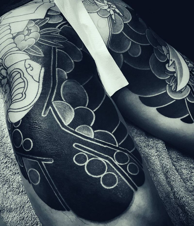 [月亮]～纹身图片_老传统纹身图案