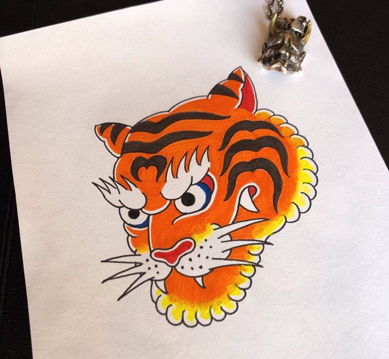 早课～纹身图片_老传统纹身图案