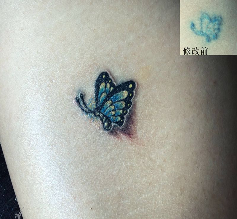 纯粹修改～纹身图片_腿部纹身图案