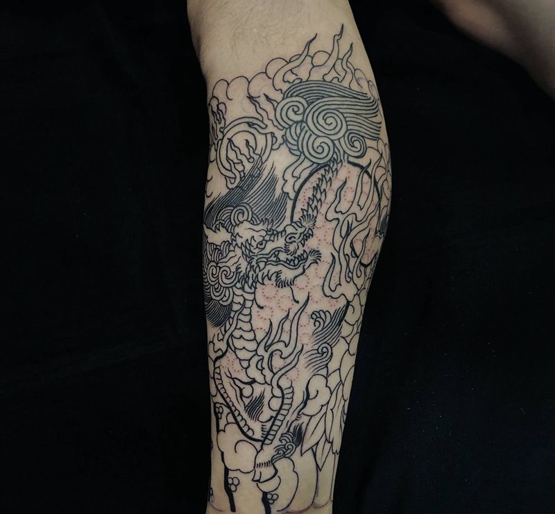 今日初构～纹身图片_老传统纹身图案