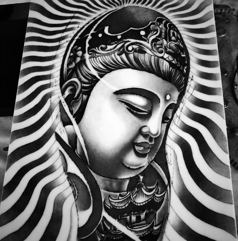 零基础学员刺功练习~纹身图片_老传统纹身图案