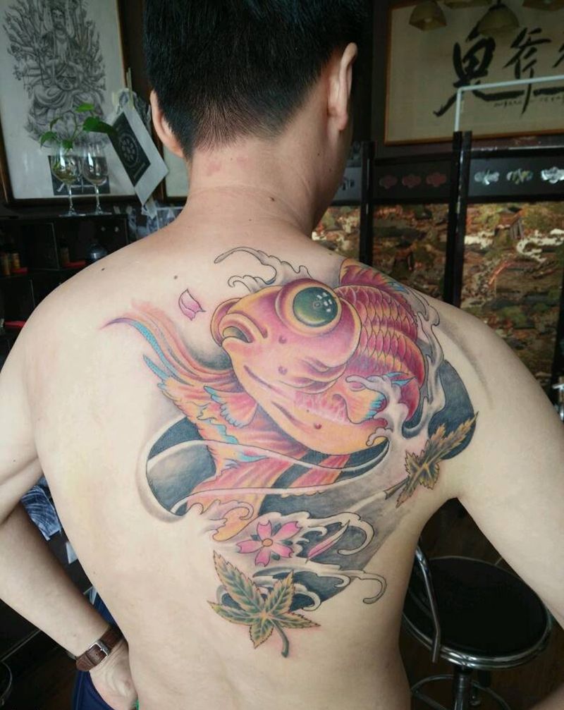 金鱼纹身图片