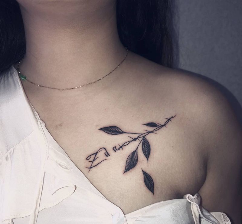 线纹身图片_几何纹身图案