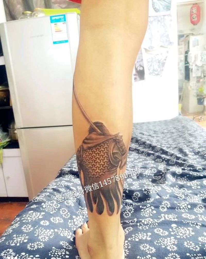 至尊宝完成喜欢的约我纹身图片