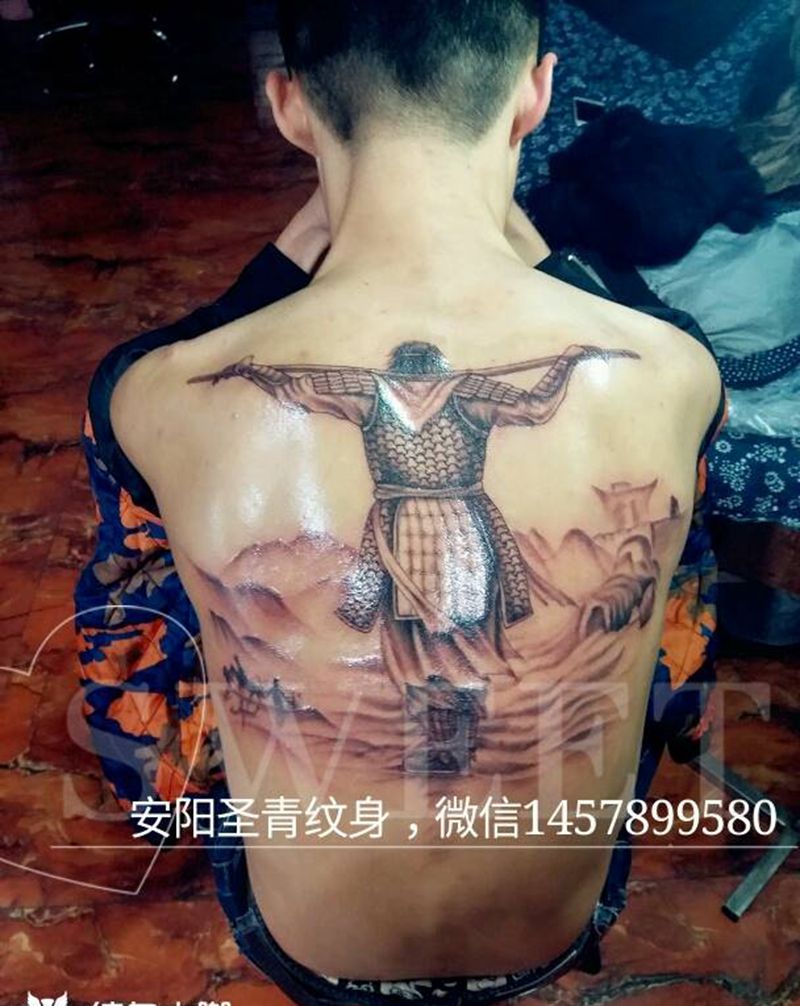 至尊宝完成，喜欢约我纹身图片