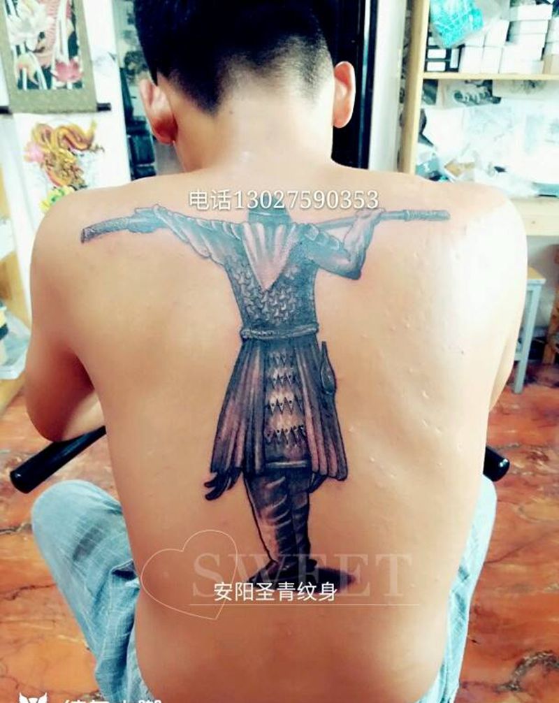 至尊宝完成纹身图片