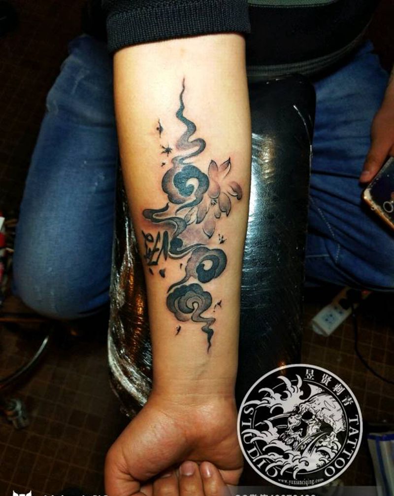 渡纹身图片_手臂手部新传统老传统渡纹身图案
