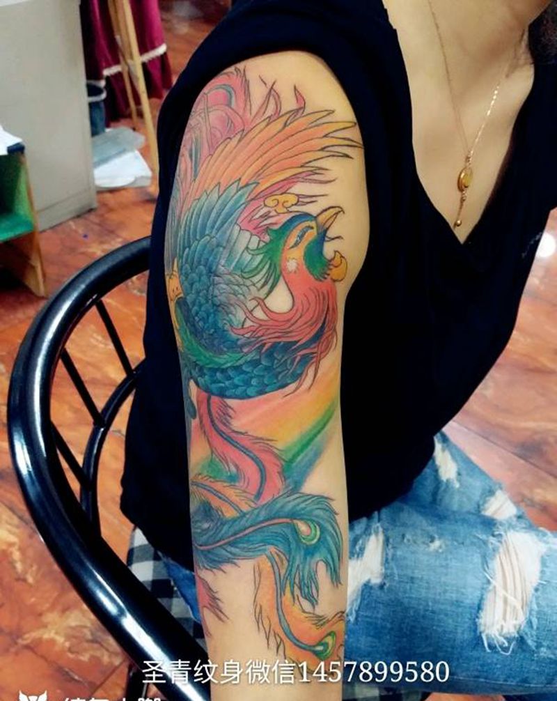 凤凰纹身图片