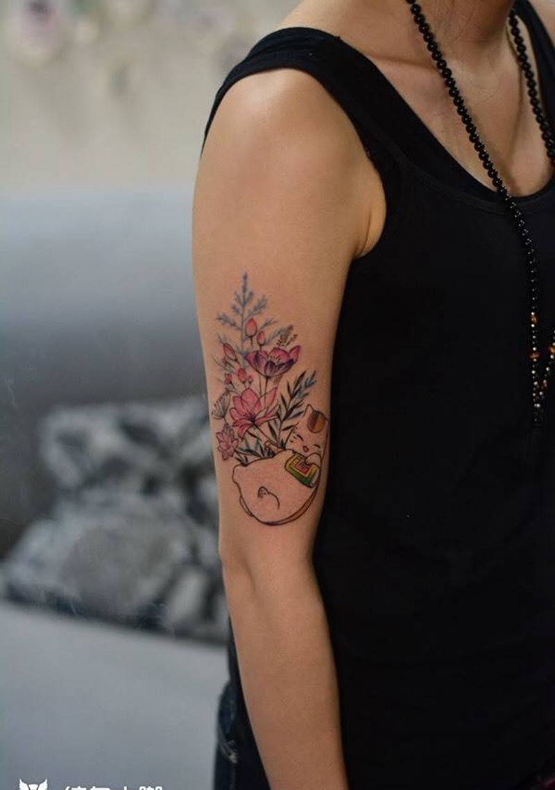 小清新纹身图片