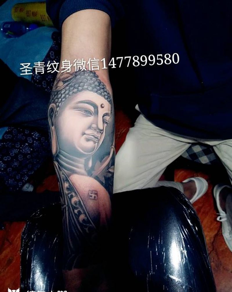 佛喜欢的约我纹身图片