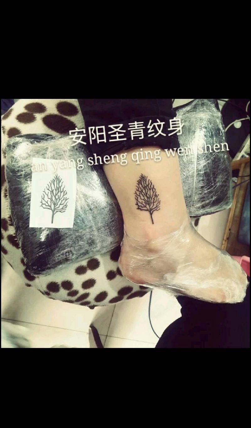 树完成纹身图片