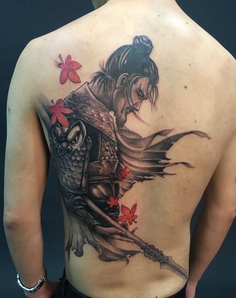 赵子龙纹身图片