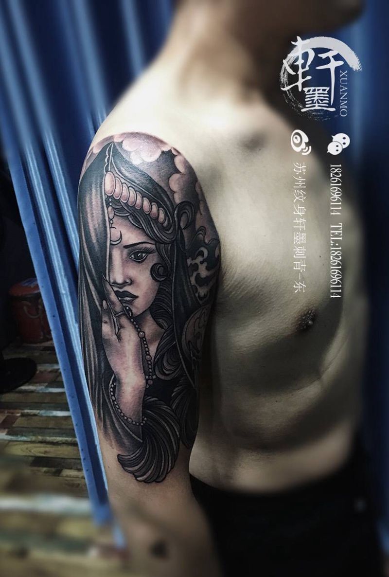 女纹身图片