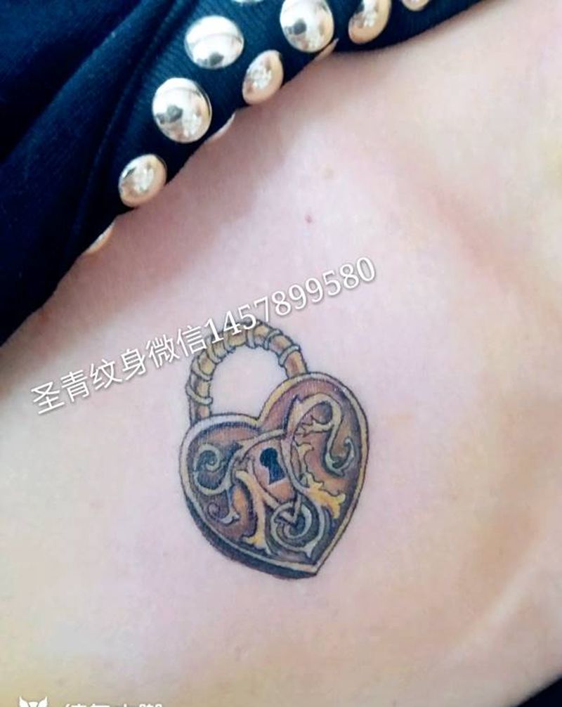 锁完成纹身图片
