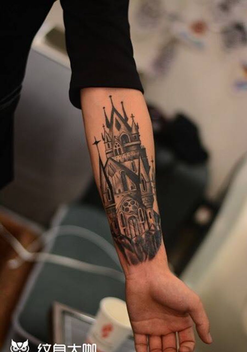 疤痕遮盖纹身图片