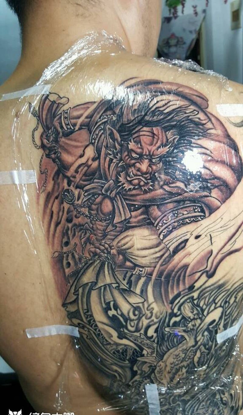 风神纹身图片