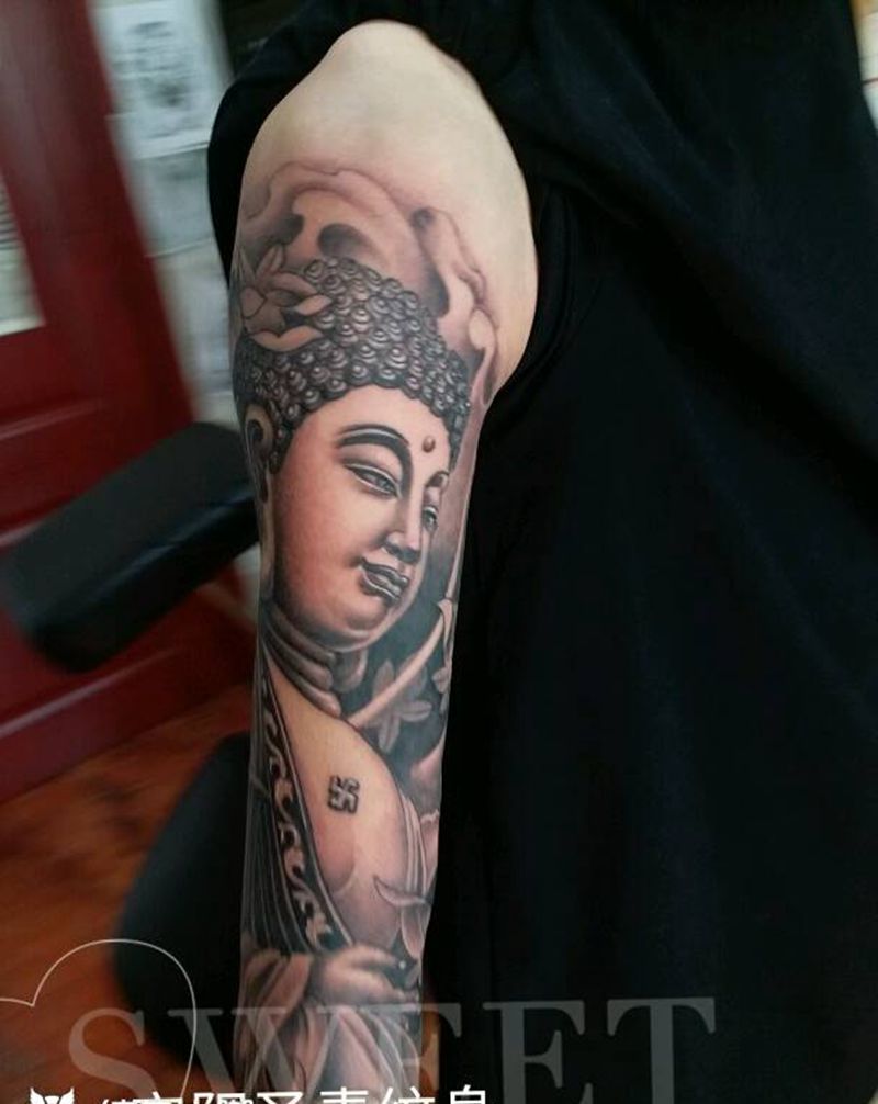 佛纹纹身图片