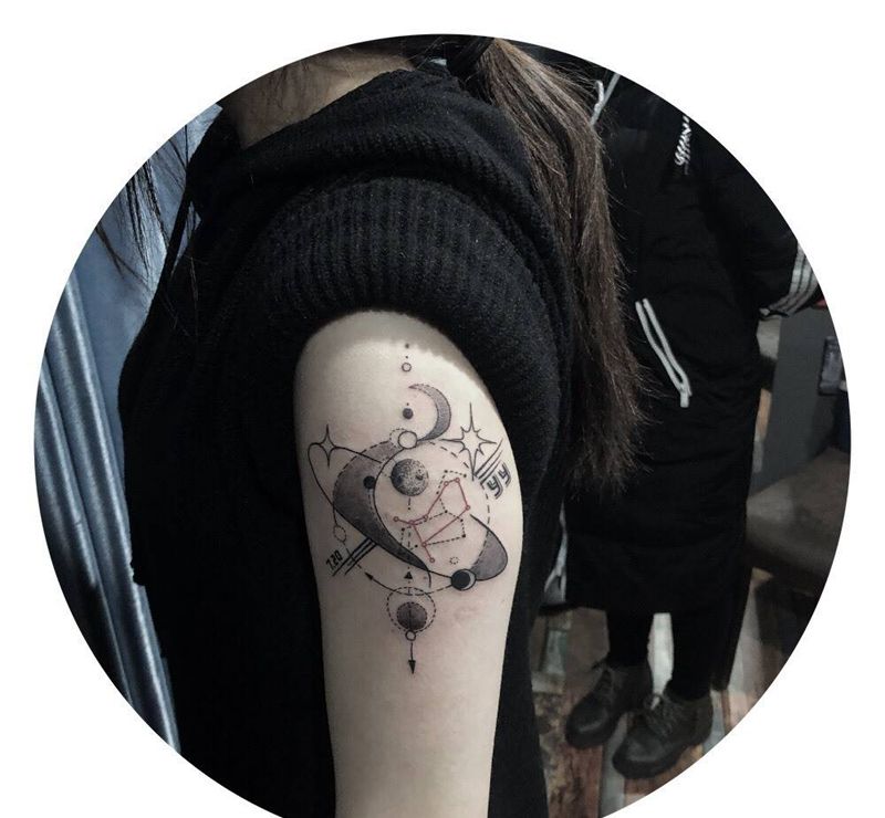 星座纹身图片