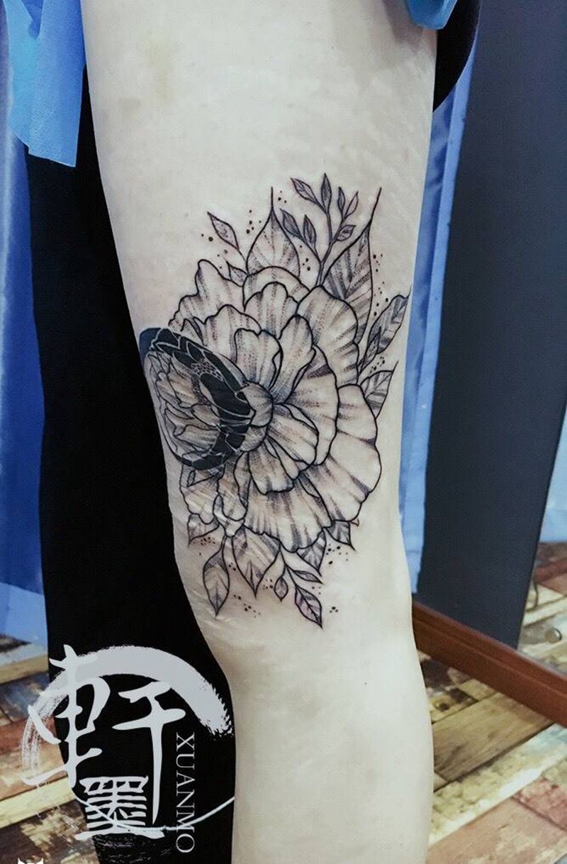 点刺花纹身图片