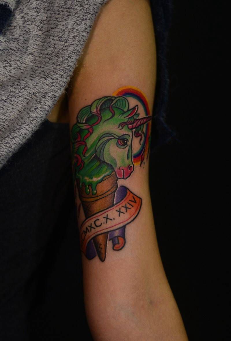 独角兽纹身纹身图片