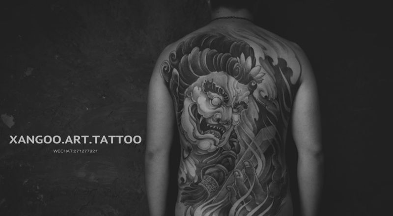 不动尊者纹身图片