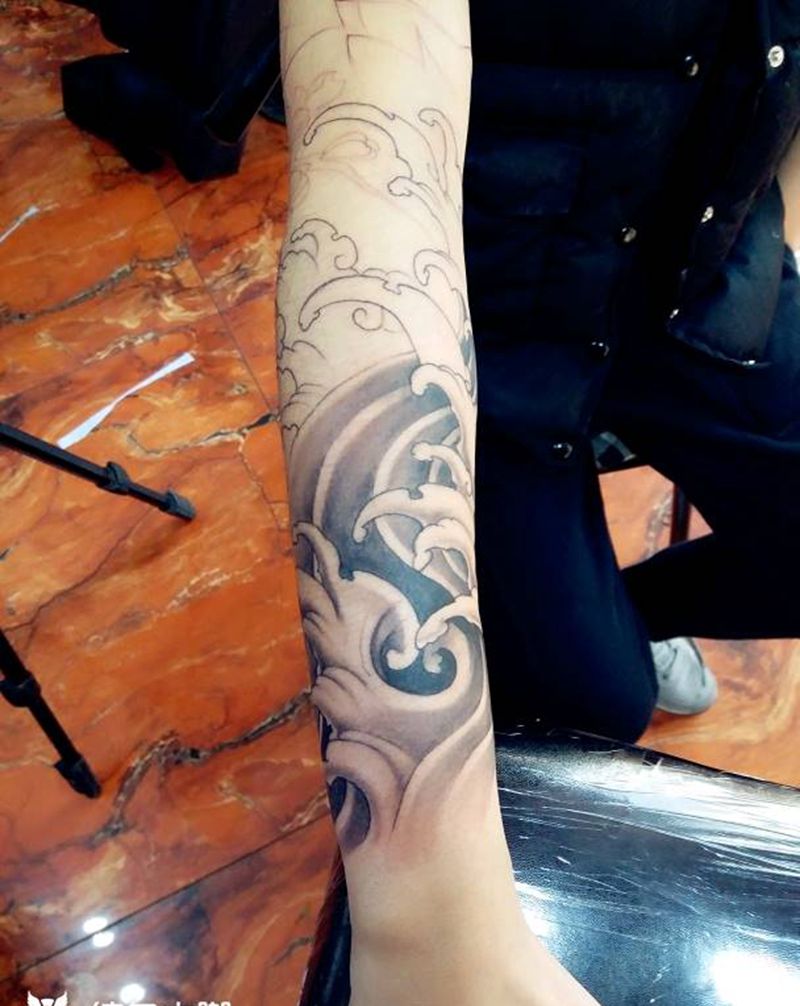 即将完成喜欢约我纹身图片