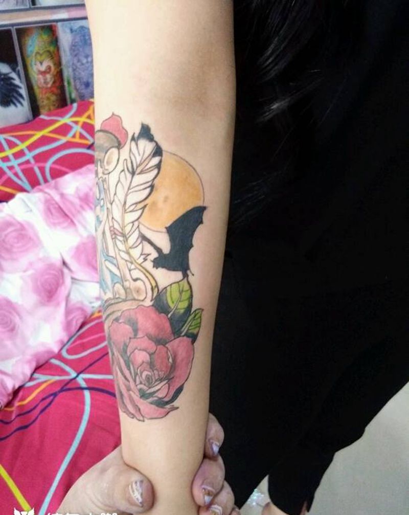 欧美风格图纹身图片