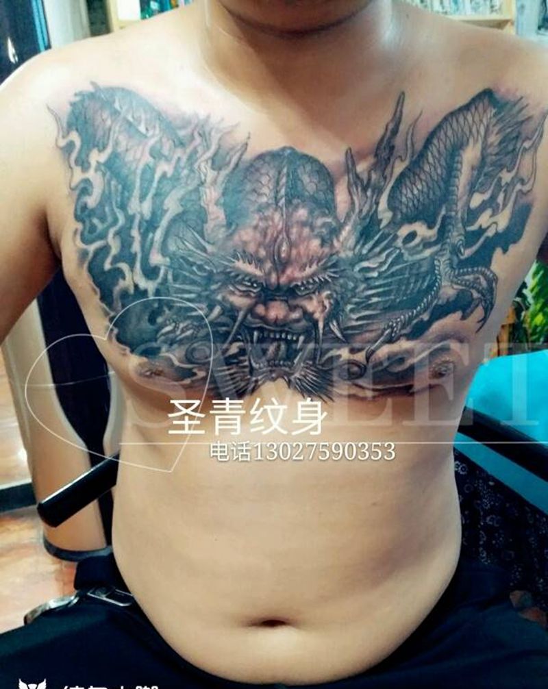 遮盖失败，纹身，完成纹身图片