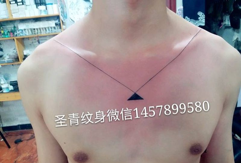 喜欢约我微信纹身图片