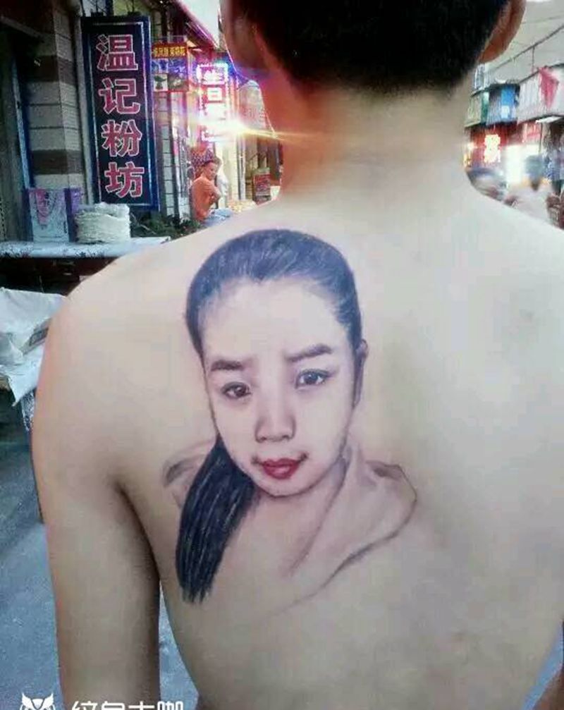 肖像纹身图片