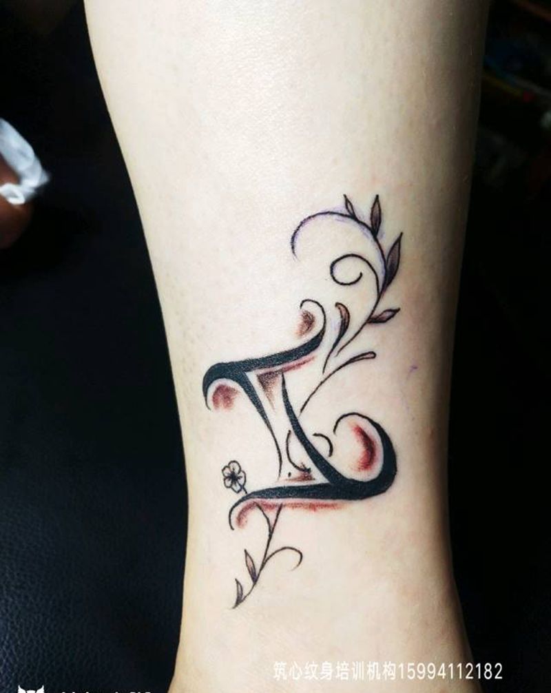 双子座纹身图片_图腾纹身图案