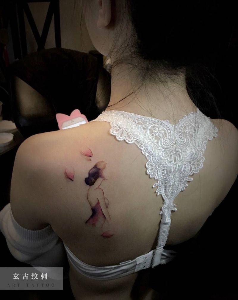 让未来到来，让过去过去。纹身图片